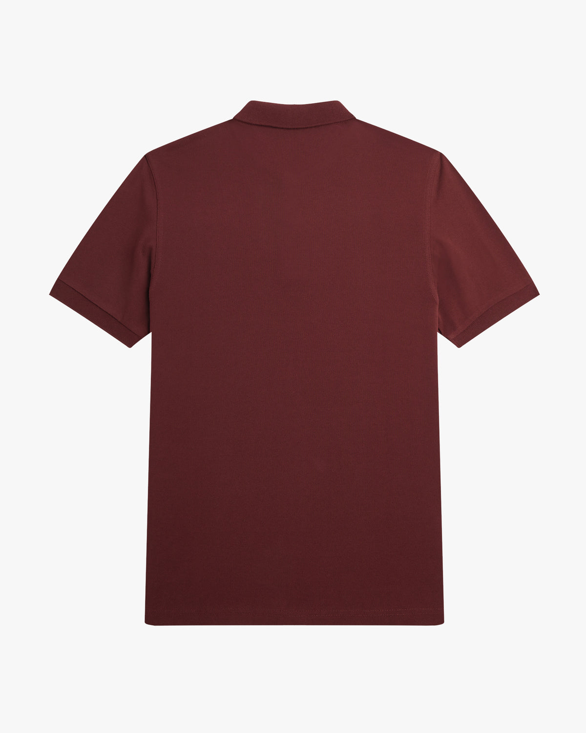 Fred Perry Plain Polo Shirt - Oxblood / Ecru | Fred Perry Polo Shirts | JEANSTORE