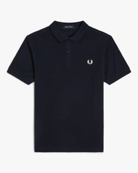 Fred Perry Plain Polo Shirt - Navy / Snow White | Fred Perry Polo Shirts | JEANSTORE