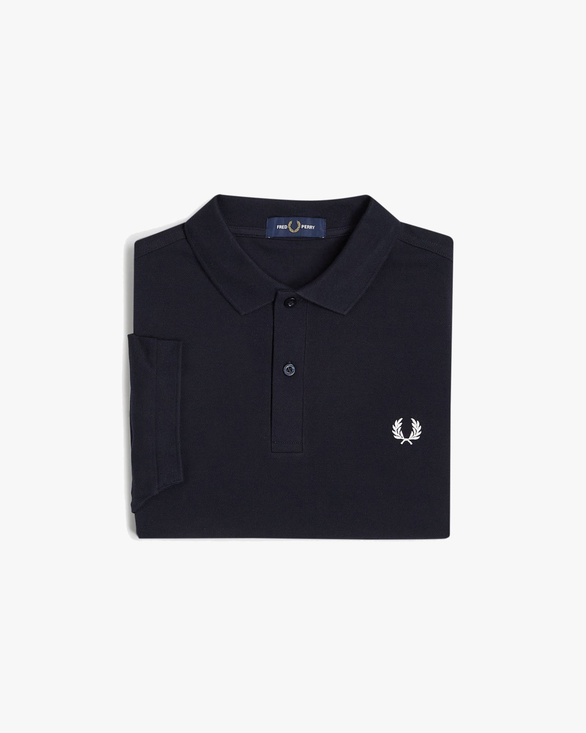 Fred Perry Plain Polo Shirt - Navy / Snow White | Fred Perry Polo Shirts | JEANSTORE
