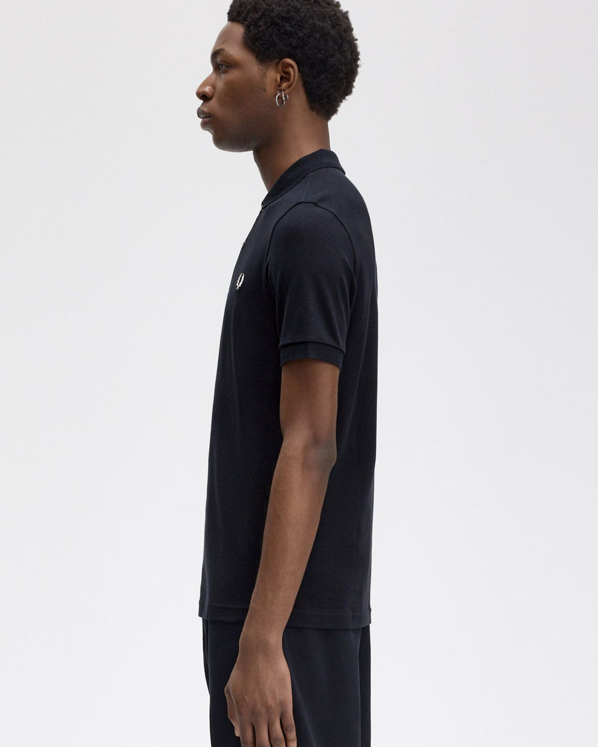 Fred Perry Plain Polo Shirt - Navy / Snow White | Fred Perry Polo Shirts | JEANSTORE