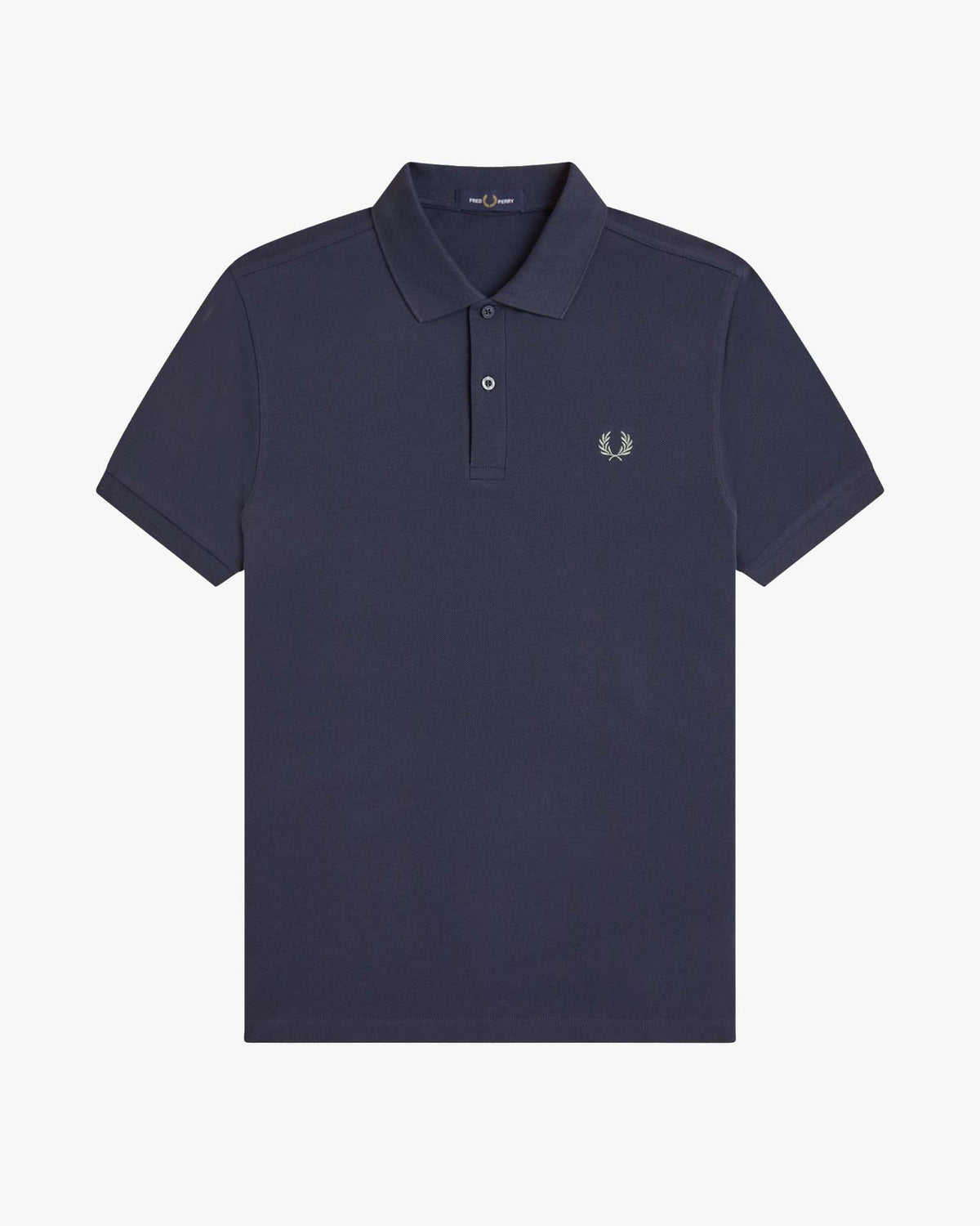 Fred Perry Plain Polo Shirt - Dark Airforce / Seagrass