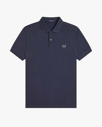 Fred Perry Plain Polo Shirt - Dark Airforce / Seagrass
