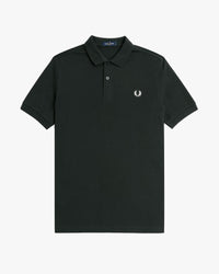 Fred Perry Plain Polo Shirt - Night Green / Snow White | Fred Perry Polo Shirts | JEANSTORE