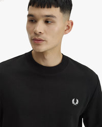 Fred Perry Crew Neck Sweatshirt - Black