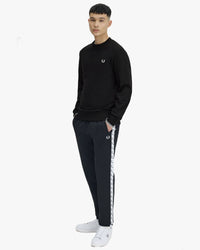 Fred Perry Crew Neck Sweatshirt - Black