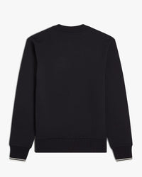 Fred Perry Crew Neck Sweatshirt - Black