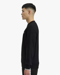 Fred Perry Crew Neck Sweatshirt - Black