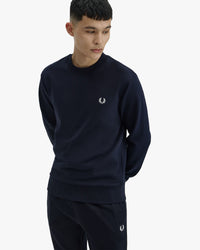 Fred Perry Crew Neck Sweatshirt - Navy