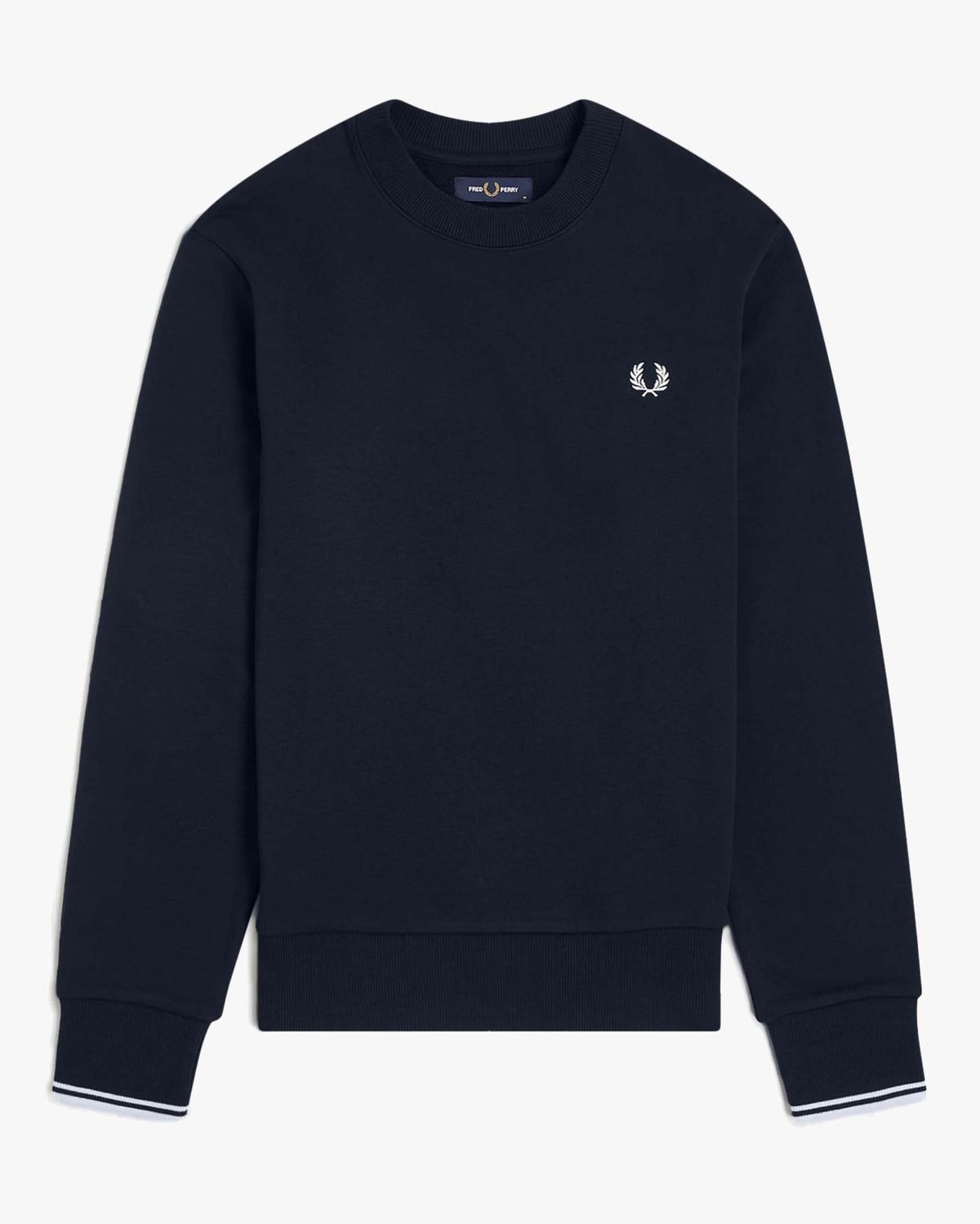 Fred Perry Crew Neck Sweatshirt - Navy | Fred Perry Sweaters & Knitwear | Jeanstore