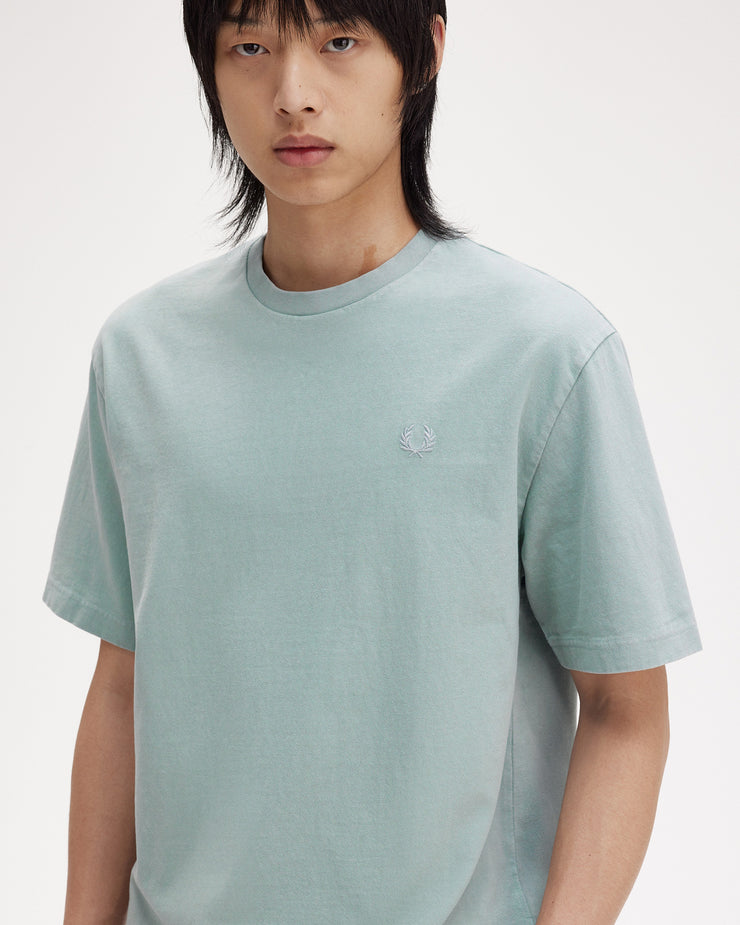 Fred Perry Garment Dyed Tee - Silver Blue