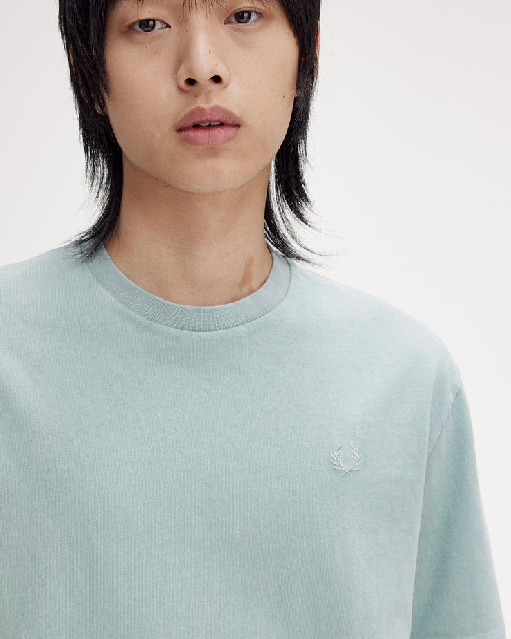 Fred Perry Garment Dyed Tee - Silver Blue