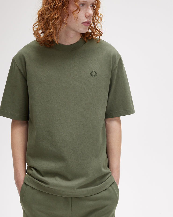 Fred Perry Relaxed Fit Tee - Laurel Wreath Green