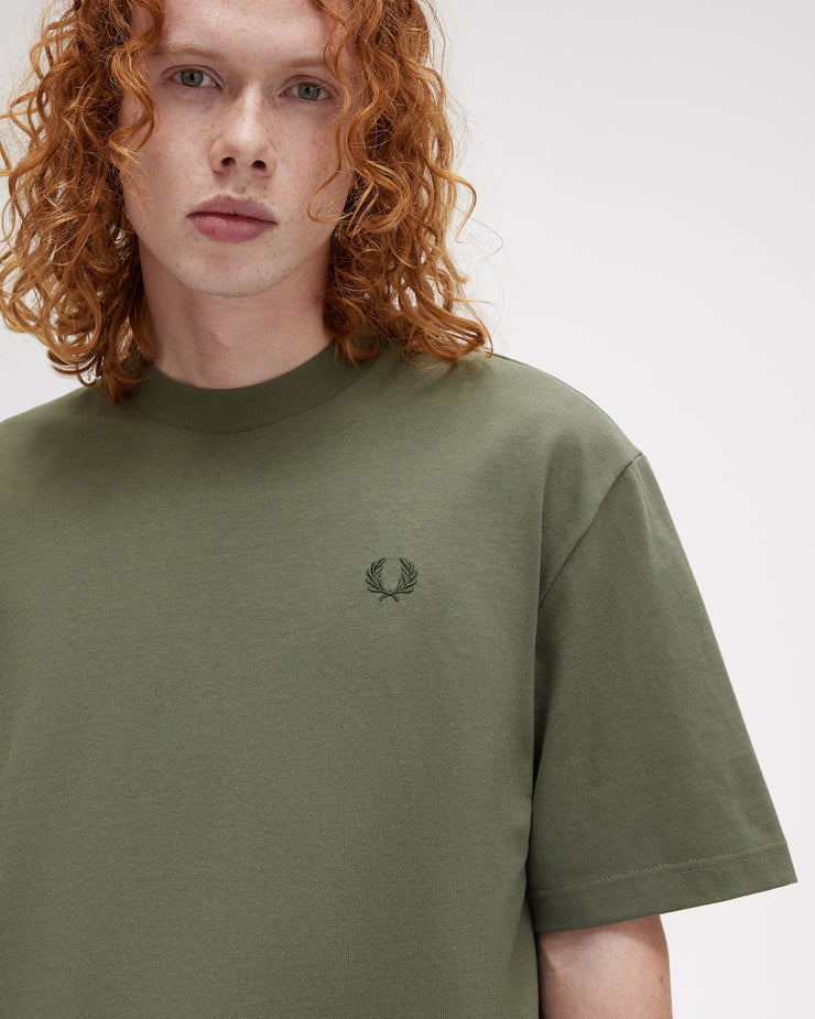 Fred Perry Relaxed Fit Tee - Laurel Wreath Green