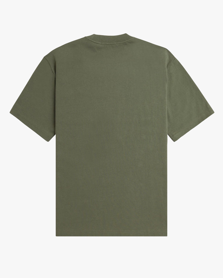 Fred Perry Relaxed Fit Tee - Laurel Wreath Green