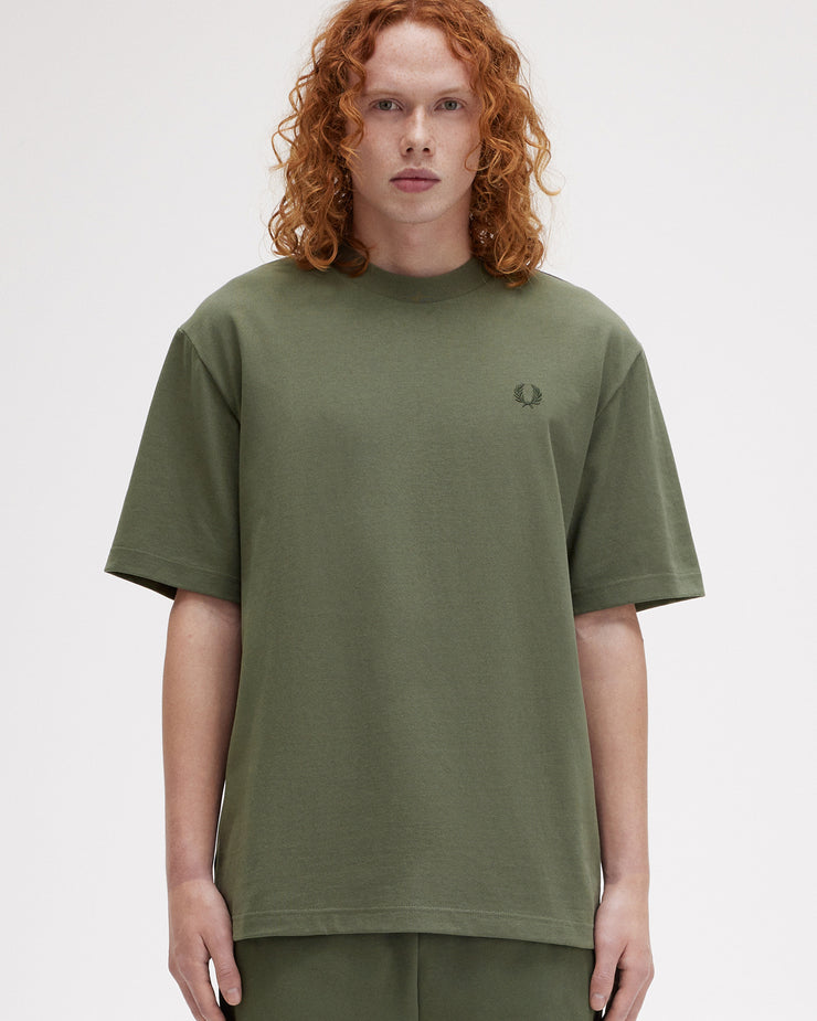 Fred Perry Relaxed Fit Tee - Laurel Wreath Green