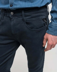 Replay Anbass Hyperflex Colour XLITE Slim Fit Mens Jeans - Blue