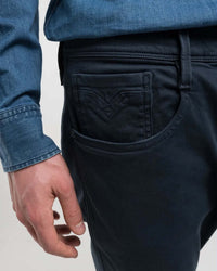 Replay Anbass Hyperflex Colour XLITE Slim Fit Mens Jeans - Blue