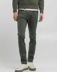 Replay Anbass Hyperflex Colour XLITE Slim Fit Mens Jeans - Military Green | Replay Jeans | JEANSTORE