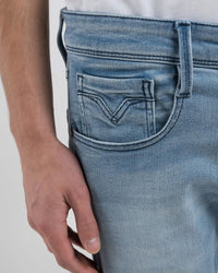Replay Anbass Slim Fit Mens Jeans - Light Blue