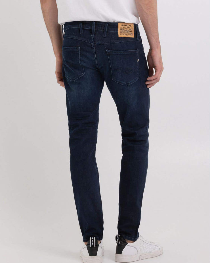 Replay Anbass Slim Fit Mens Jeans - Dark Blue