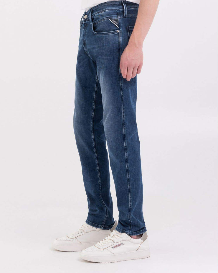 Replay Anbass Slim Fit Mens Jeans -  10oz Medium Blue