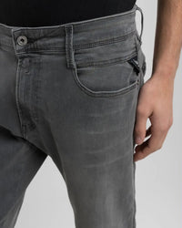Replay Anbass Slim Fit Mens Jeans - Medium Grey | Replay Jeans | JEANSTORE