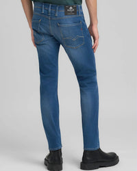 Replay Anbass Slim Fit Mens Jeans - Mid Dark Blue