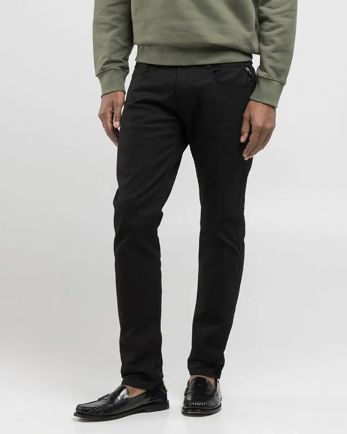 Replay Anbass Slim Fit Mens Jeans - Black | Replay Jeans | JEANSTORE