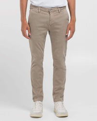 Replay Zeumar Hyperchino Colour XLITE Slim Mens Jeans - Sand | Replay Jeans | JEANSTORE