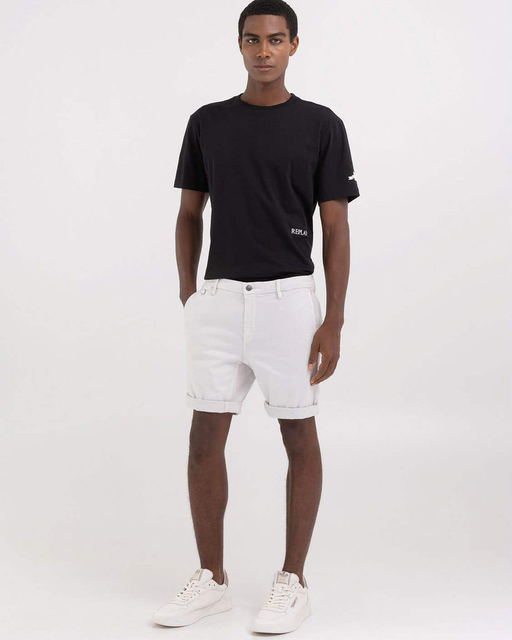 Replay Benni Hyperchino Colour XLITE Chino Shorts - Pearl Grey