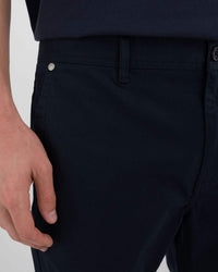Replay Damian Regular Slim Mens Twill Trousers - Night Blue | Replay Chinos & Non-Denim Pants | JEANSTORE