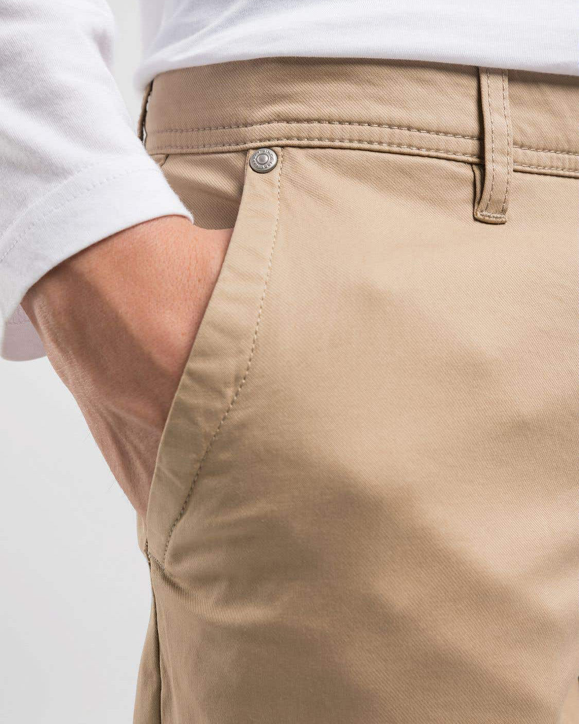 Replay Damian Regular Slim Mens Twill Trousers - Sand | Replay Chinos & Trousers | JEANSTORE