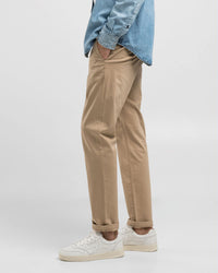 Replay Damian Regular Slim Mens Twill Trousers - Sand | Replay Chinos & Trousers | JEANSTORE