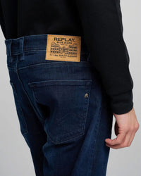 Replay Grover Straight Fit Mens Jeans - Dark Blue | Replay Jeans | JEANSTORE