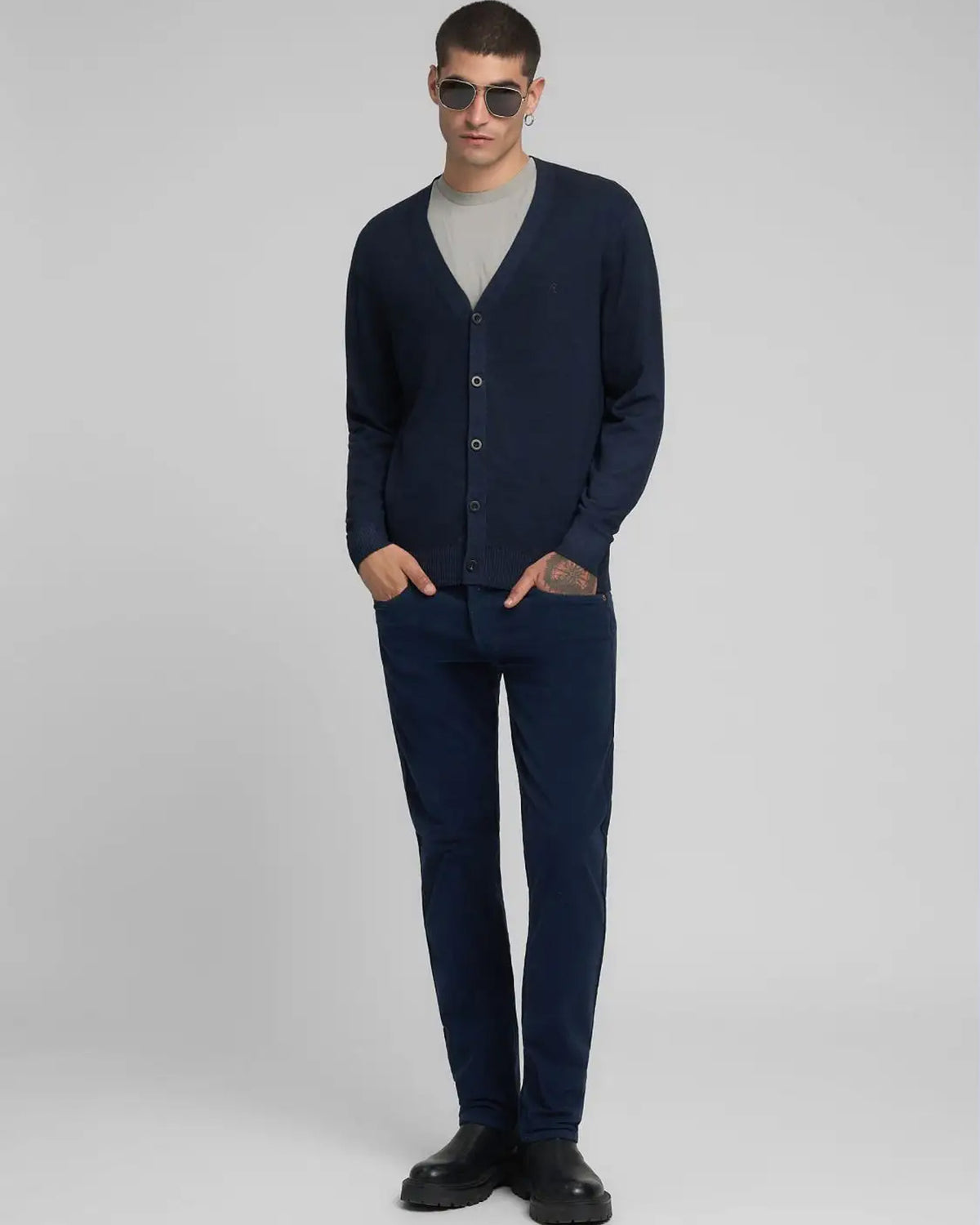 Replay Grover Straight Fit Mens Cords - Blue | Replay Cords | JEANSTORE
