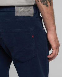 Replay Grover Straight Fit Mens Cords - Blue | Replay Cords | JEANSTORE