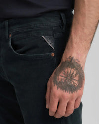 Replay Grover Straight Fit Mens Cords - Black