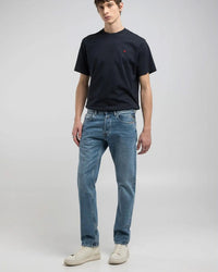 Replay Grover Straight Fit Mens Jeans - Medium Blue | Replay Jeans | JEANSTORE