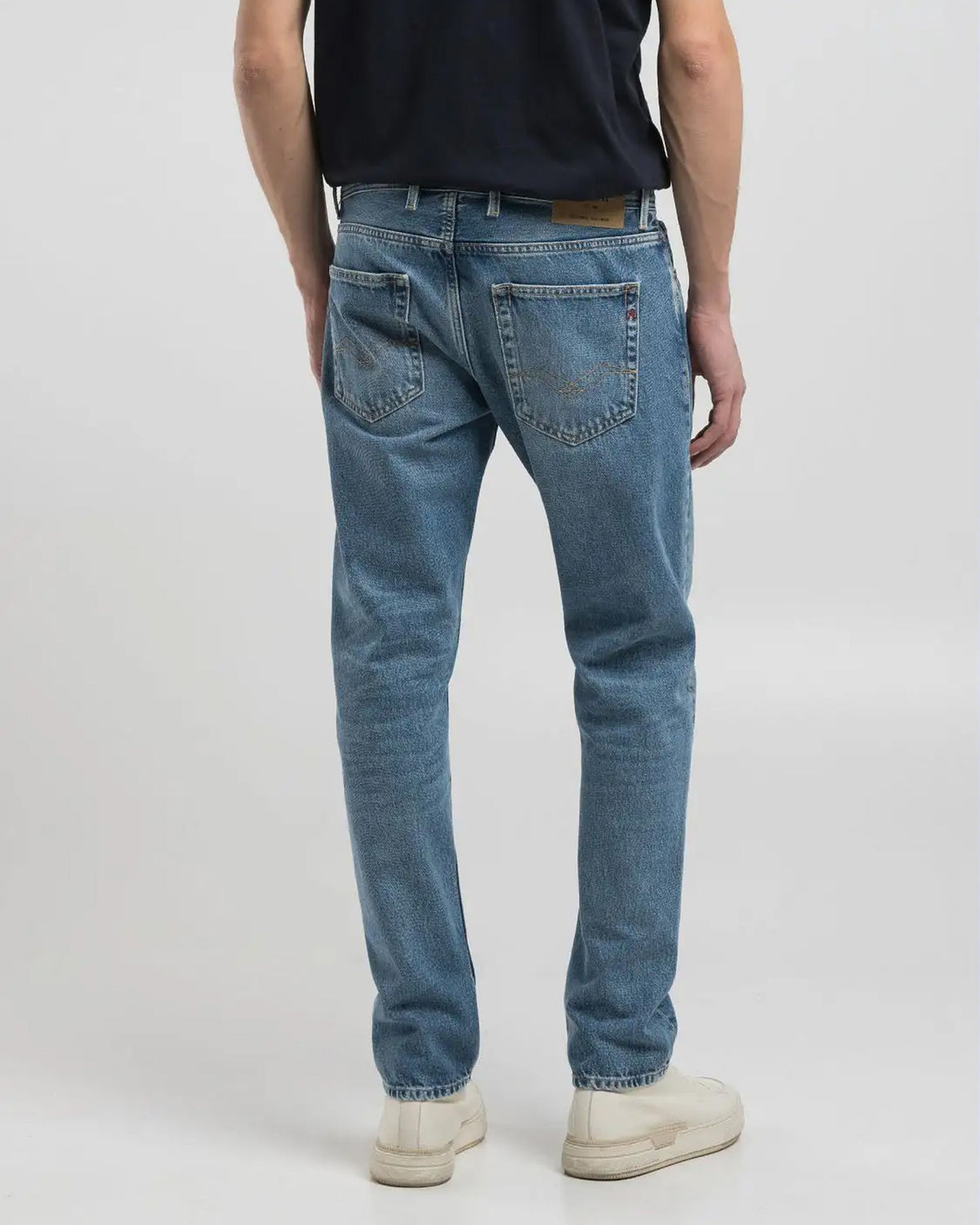 Replay Grover Straight Fit Mens Jeans - Medium Blue | Replay Jeans | JEANSTORE