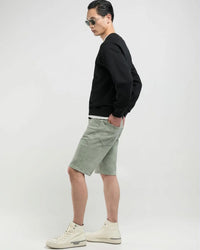 Replay RBJ.981 Tapered Fit Bermuda Shorts - Light Sage Green | Replay Shorts | JEANSTORE