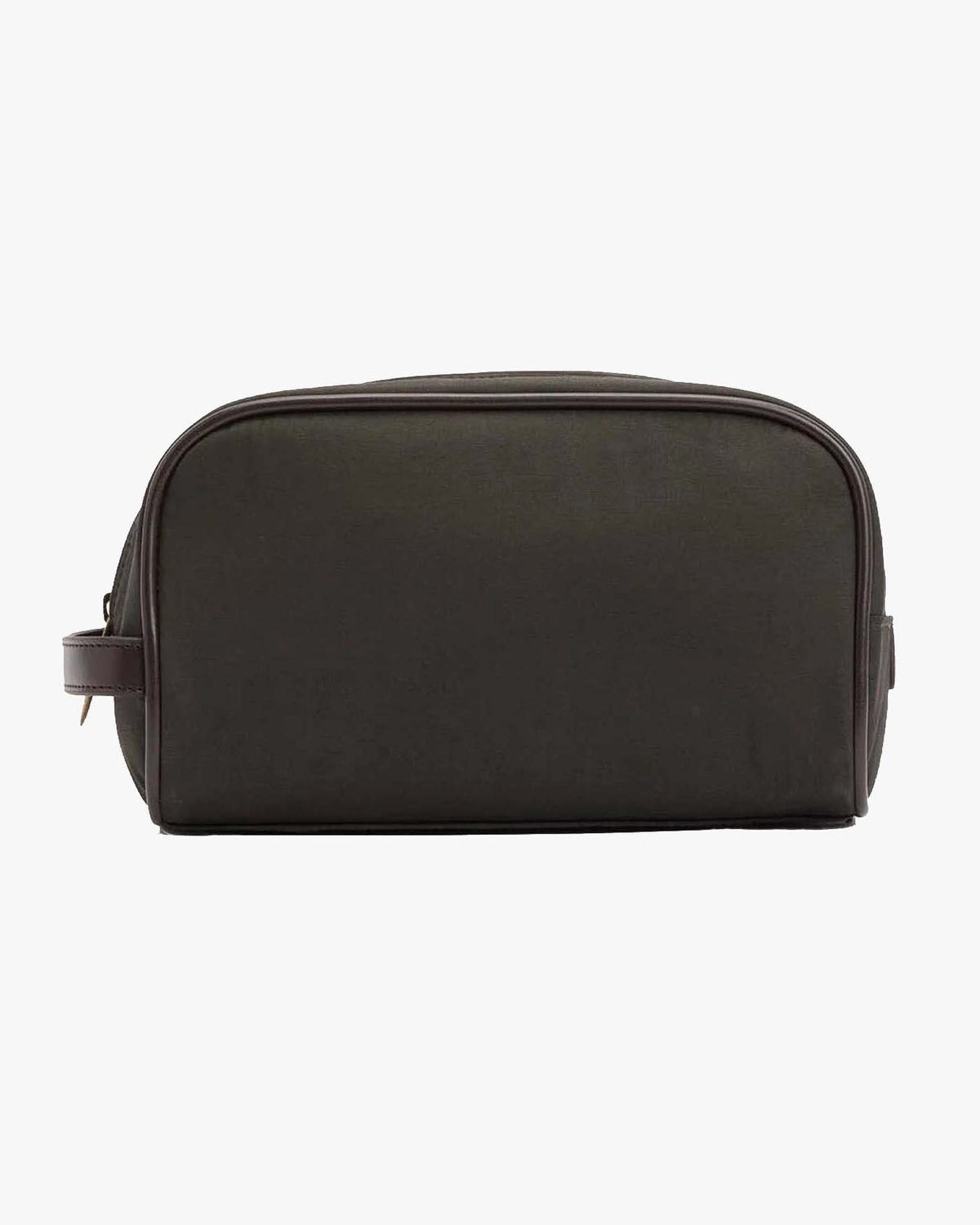 Barbour Heritage Waxed Washbag - Olive / Beacon | Barbour Bags | Jeanstore