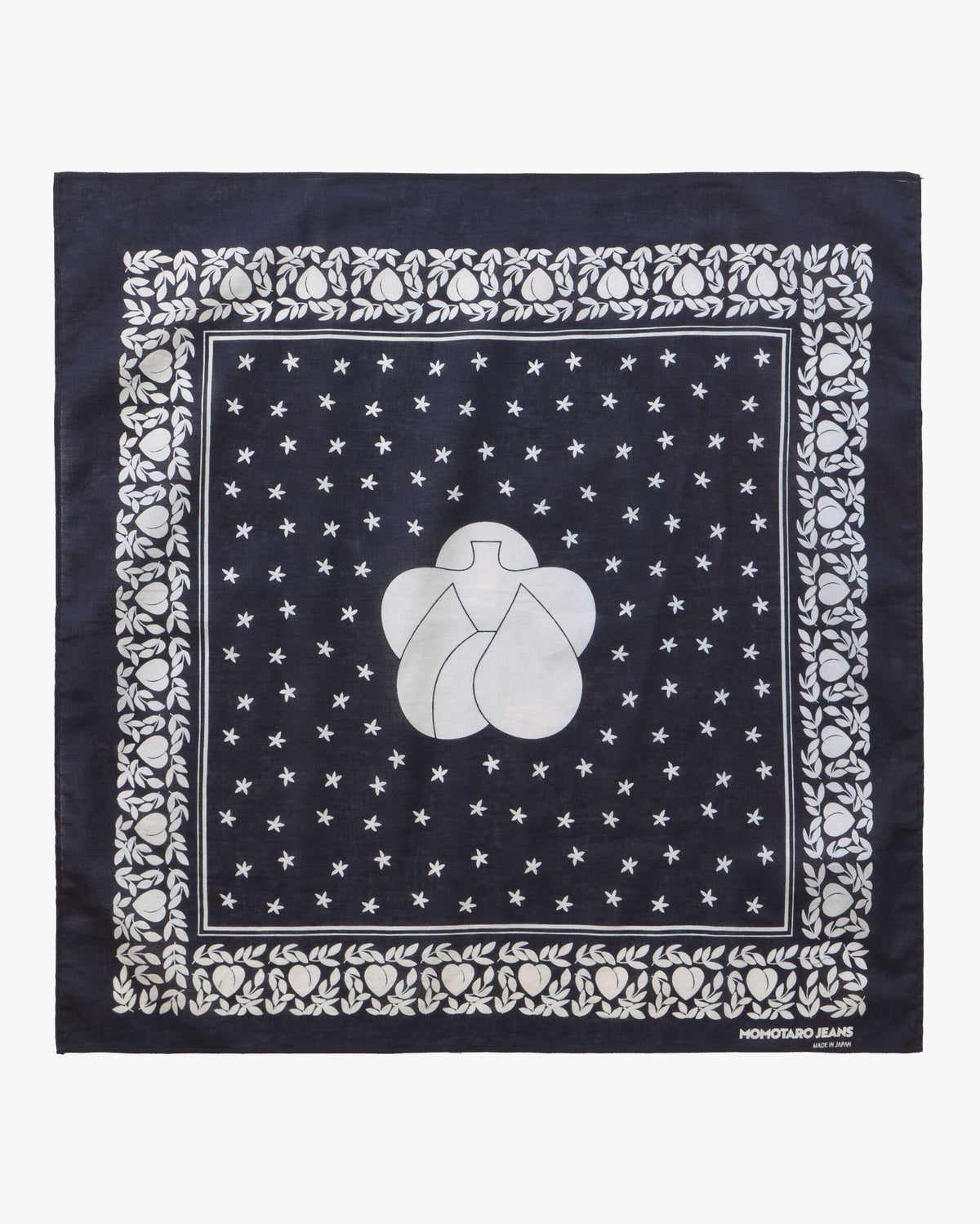 MOMOTARO JEANS MAGD1004 Cotton Bandana - Navy | MOMOTARO JEANS Bandanas | Jeanstore