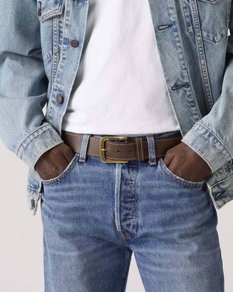 Levi's® Loire Leather Belt - Brown