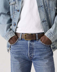 Levi's® Loire Leather Belt - Brown
