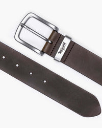 Levi's® Metal Two Horse Leather Keeper Belt - Brown