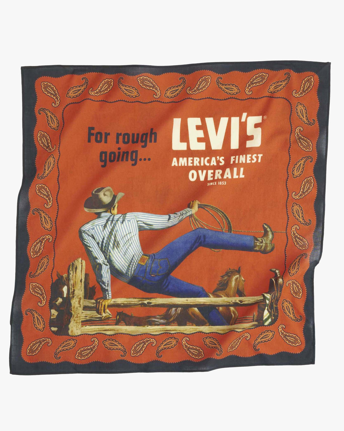 Levi's® Cowboy Jump Bandana - Classic Red