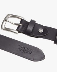 Levi's® Addison Leather Belt - Caviar