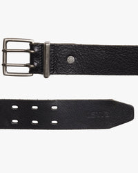 Levi's® Potrero Double Prong Leather Belt - Caviar