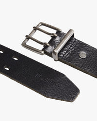Levi's® Potrero Double Prong Leather Belt - Caviar