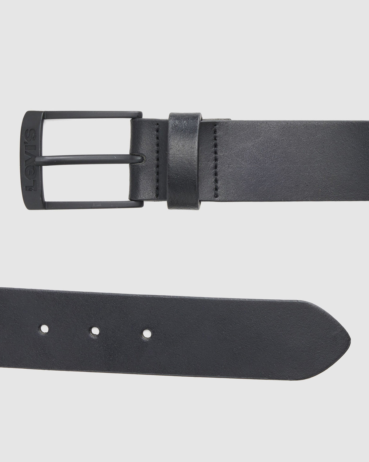 Levi's® New Duncan Leather Belt - Caviar